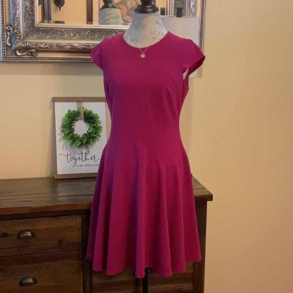 Tommy Hilfiger A-line Cap Sleeve Dress